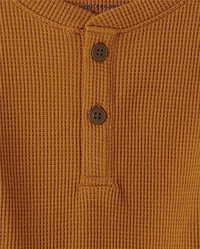 The Children's Place Boys' and Toddler Long Sleeve Thermal Henley Shirt2