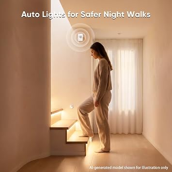 WiFi Motion Sensor, Smart PIR Motion Detector with Instant App Alerts | No Hub Required 2.4GHz Wireless Sensor, Smart Life/Tuya App, Battery or USB Powered Indoor Motion Sensor, 128 Wide-Angle PIR