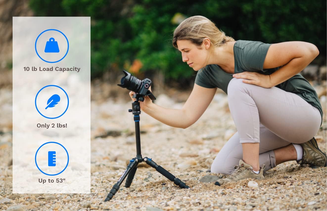 Davis & Sanford TR553-P228 Traverse Super Compact Tripod with Ball Head (Black)