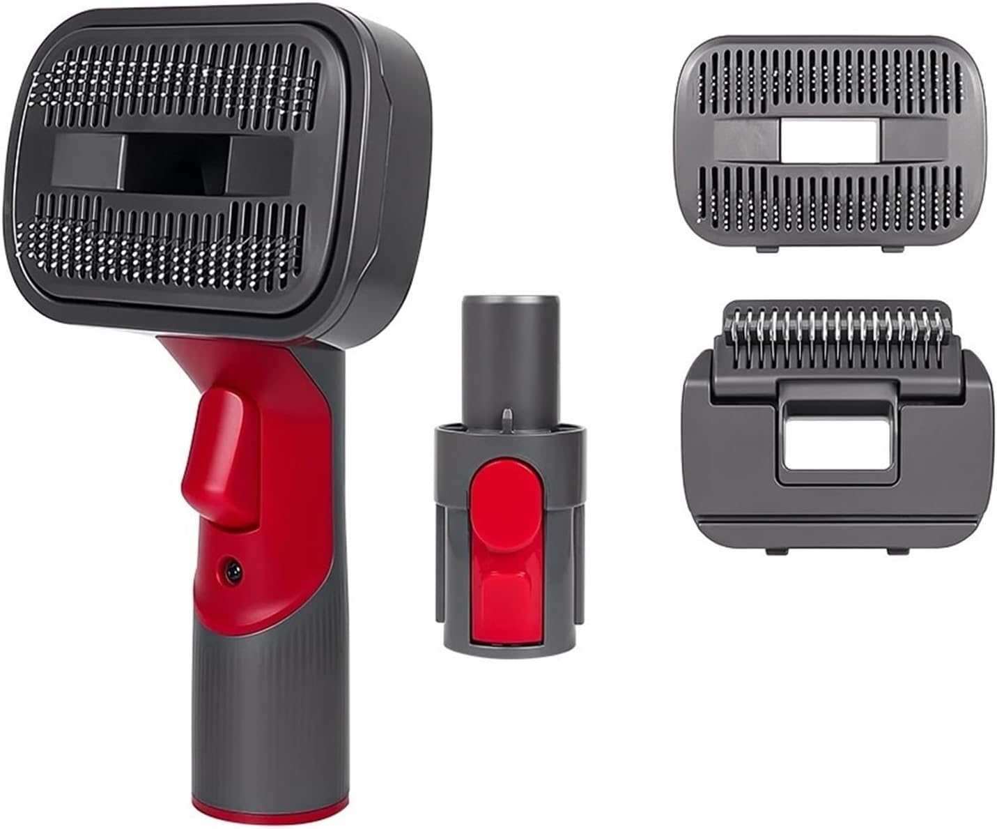 2-in-1 Dog Hair Vacuum Brush Kit for Removes Loose Pet Removal Tool for Grooming & Shedding(Set A)