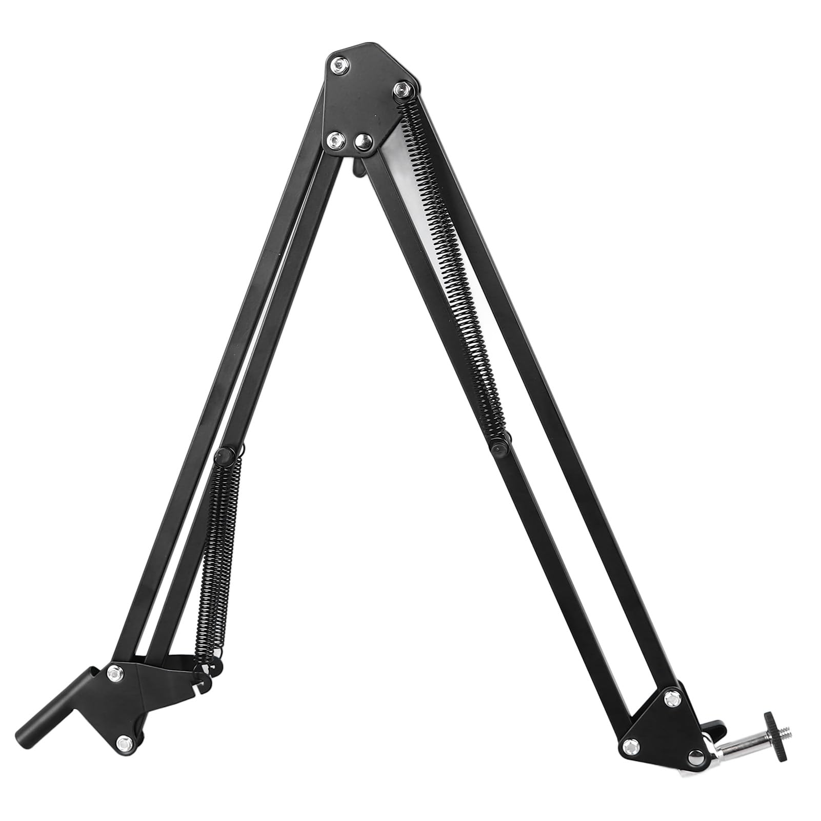 Supporto per Microscopio, Staffa Flessibile con Braccio Regolabile a 360 Gradi e Set di Anelli per Obiettivo da 42 Mm, Supporto Pieghevole per Fotocamera Industriale per