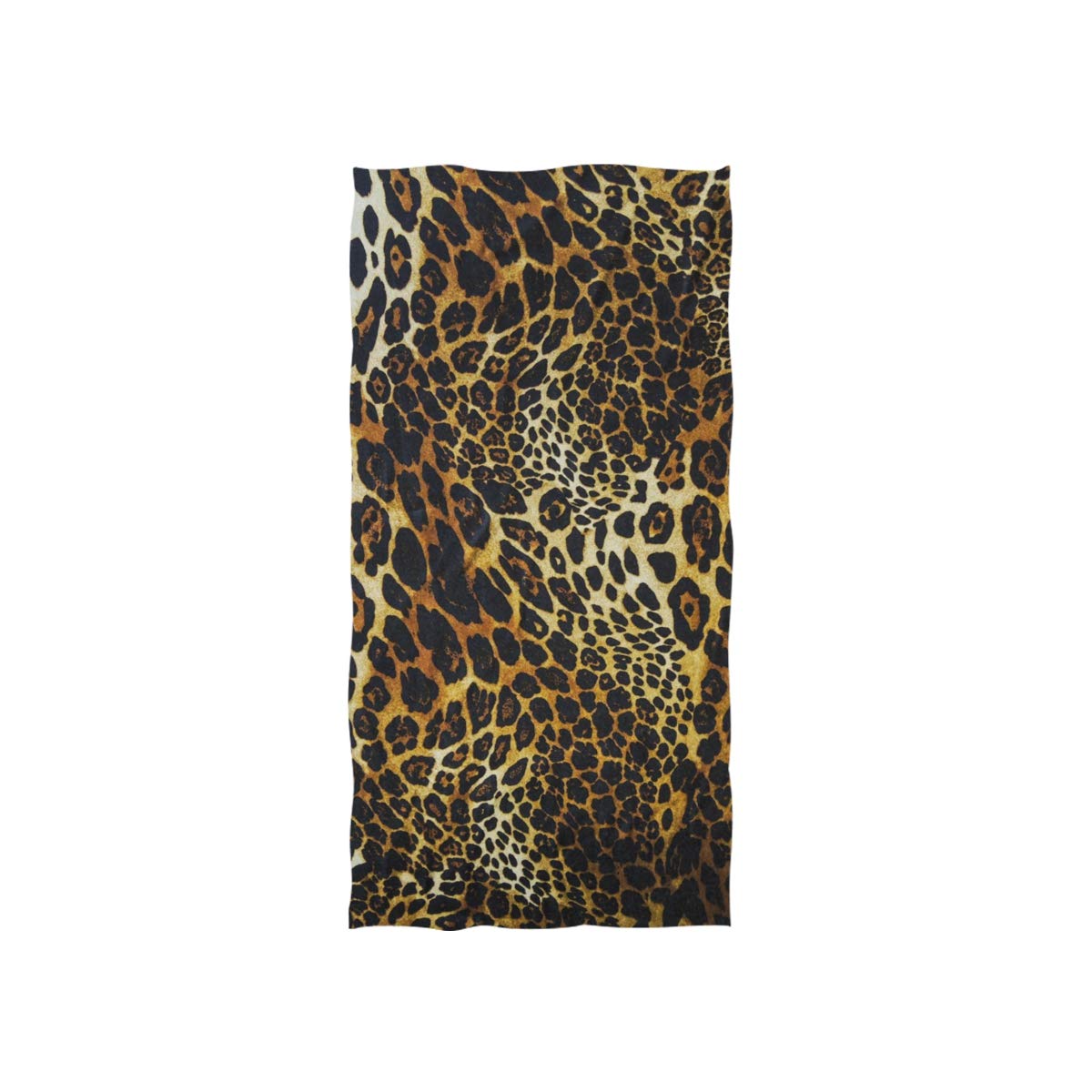 Linomo Girls Hand Towel Leopard Print Towel Cotton Face Towel Dish Towel For Kids Boys Adult