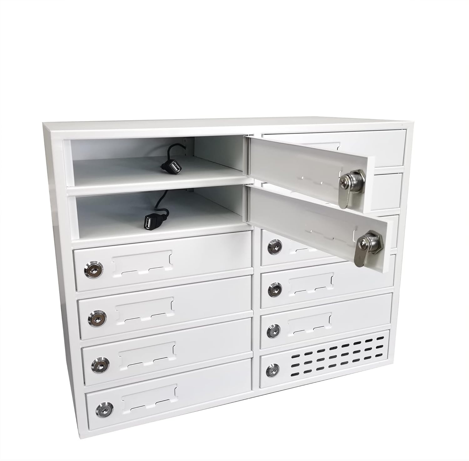 12 Slot Metal Cell Phone Locker