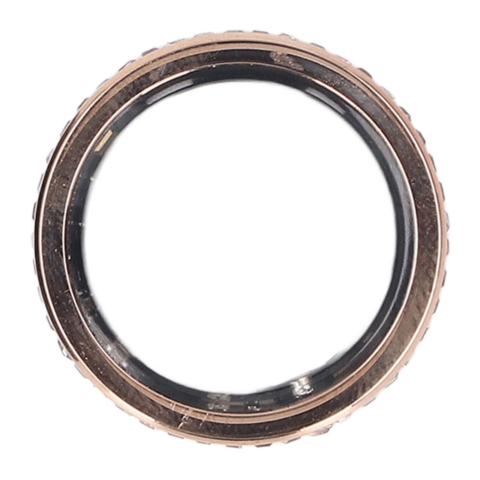 Smart Ring Health Tracker Gold Ti Bague en acier pour homme et femme Idéal pour les mariages, les remises de diplômes, les activités de plein air comme la natation et la plongée avec IP68