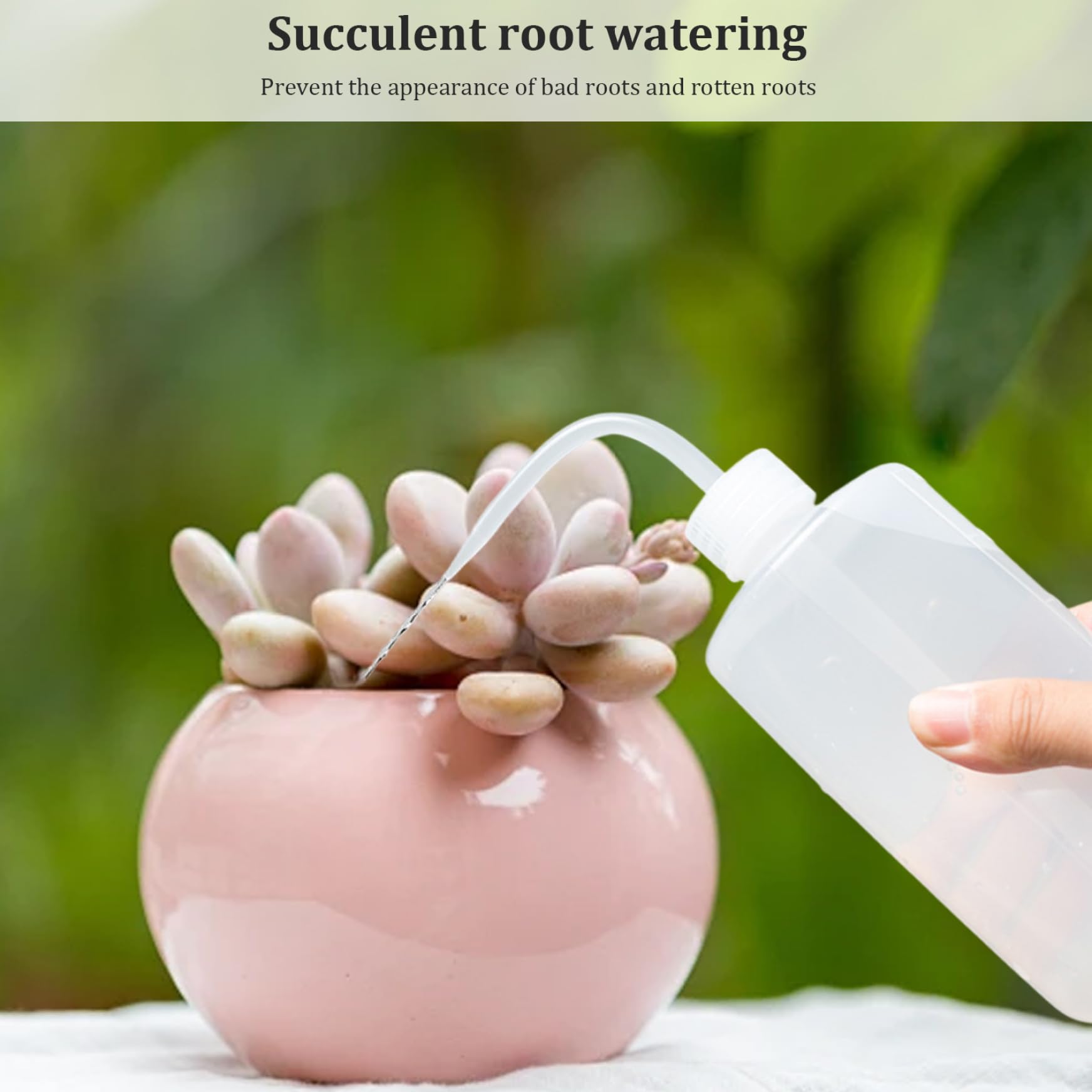 thumbnail: Jorzer 2x Tattoo Wasfles 500ml - Plastic Knijpflessen Met Maatverdeling Voor Tatoeages En Planten Watergeven