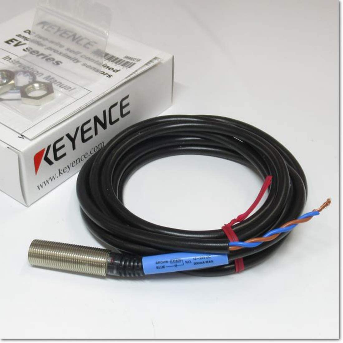 キーエンス　EV-112M/EV-112MC Amazon.co.jp: 2線式近接センサ EV-112M EV シリーズ 本体 シールド