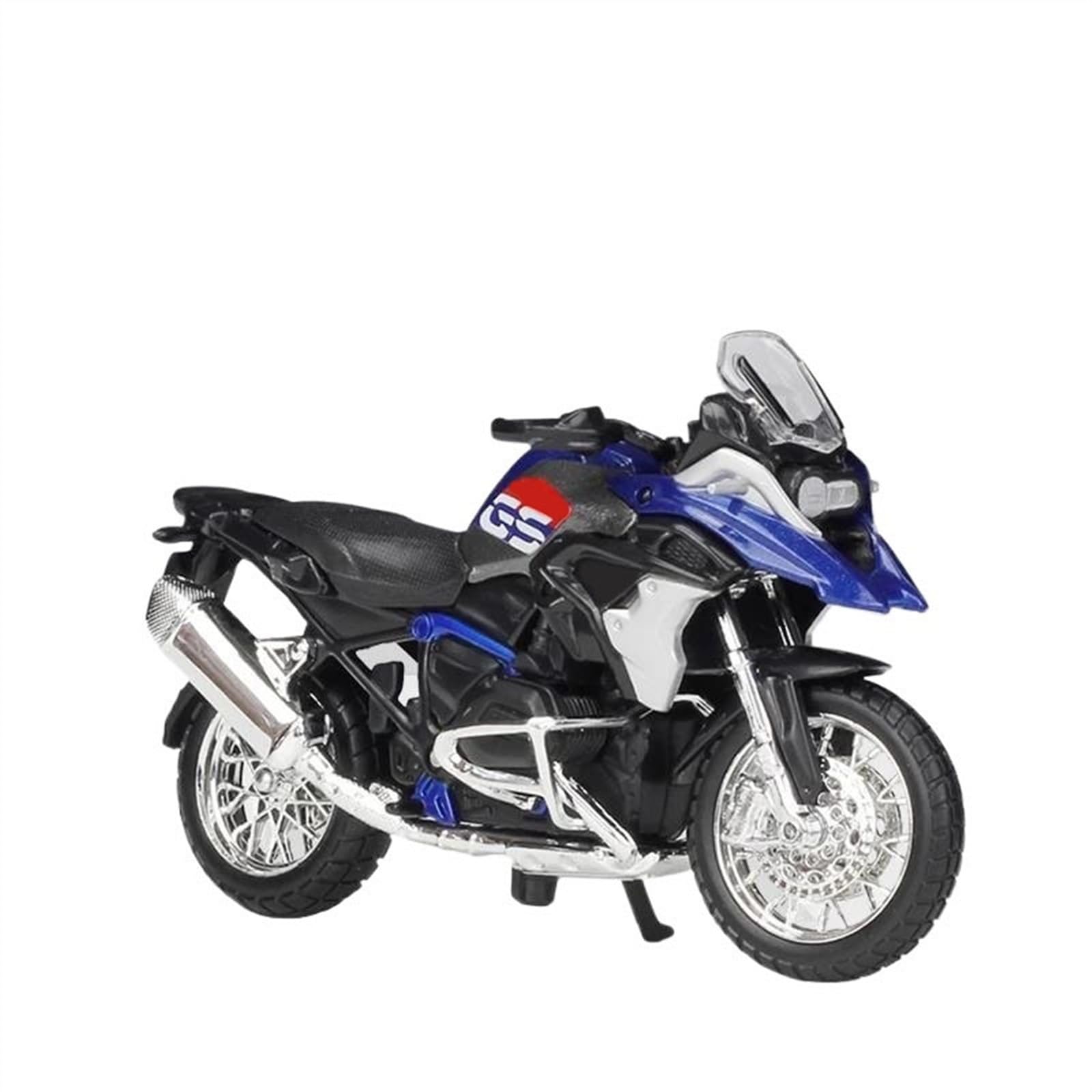 Modello in Scala per BMW R1200 GS 2017 1:18 Diecast in Metallo Modello di Motocicletta Moto da Collezione