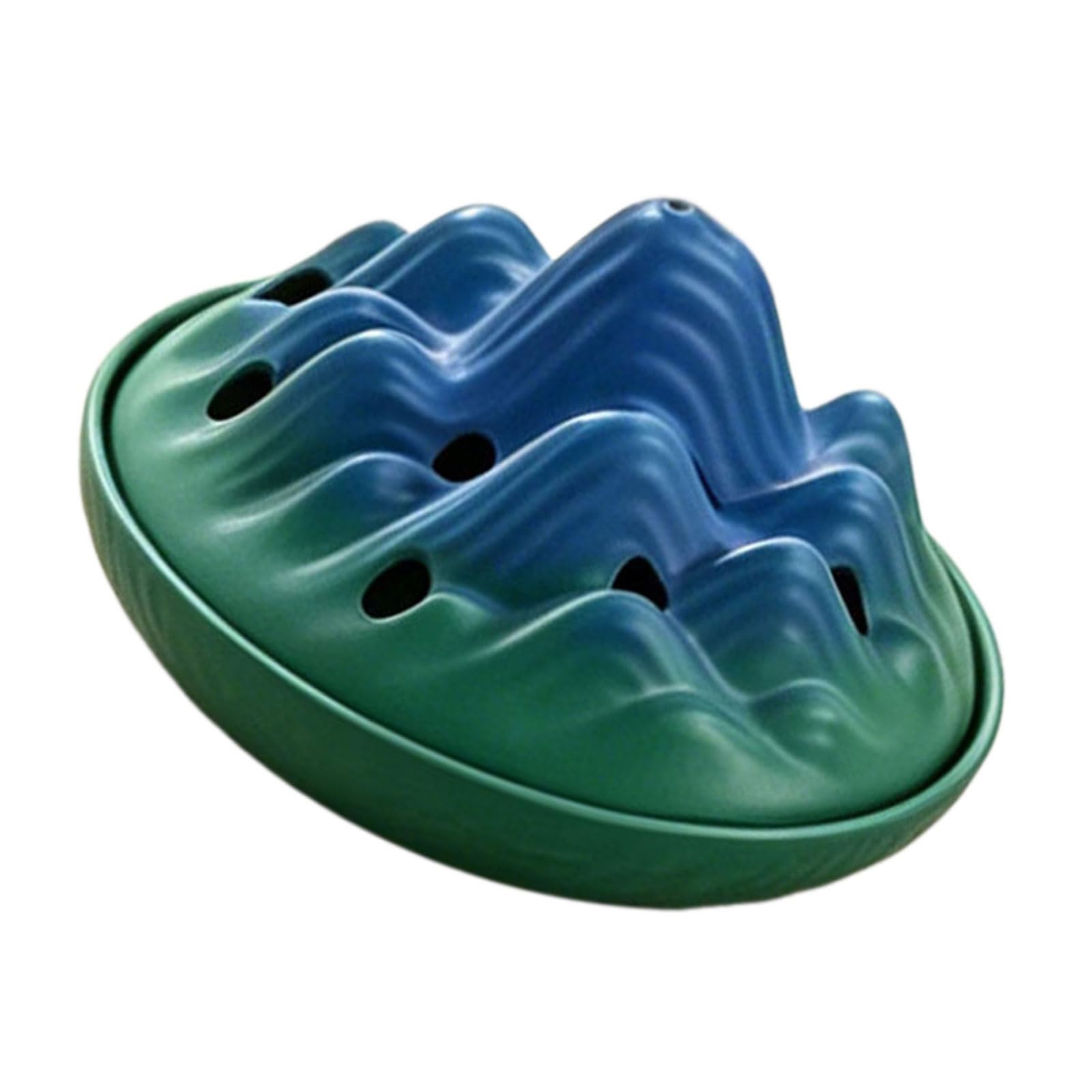 Elnwnnkc Mosquitoes Coil Holder, Mosquitoes Coil Incenses Burners with Cover Desktop Decorations for Home Yoga Room Decorations Incenses Burners Holder