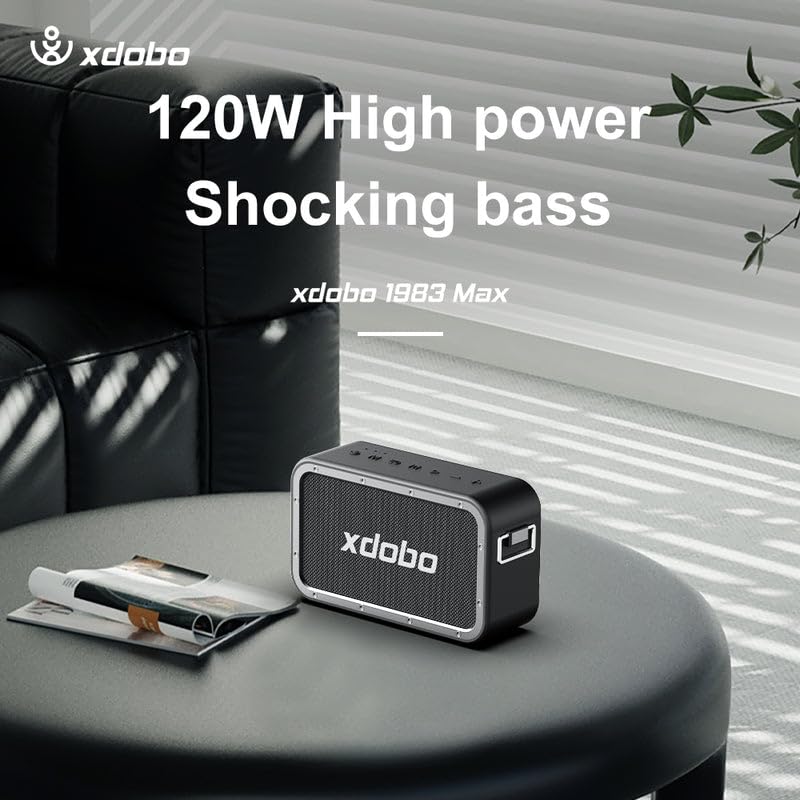 （120w）xdobo 1983 MAX ワイヤレススピーカー Amazon.com: XDODO 1983 MAX Outdoor Bluetooth Speaker 120W Loud