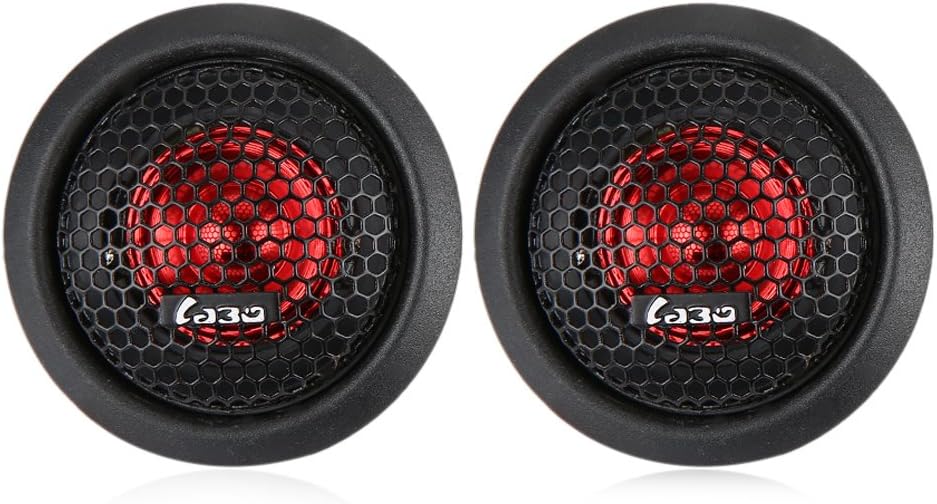AUTOLOVER 13mm Flush Mount Silk Dome Tweeters, Automobile