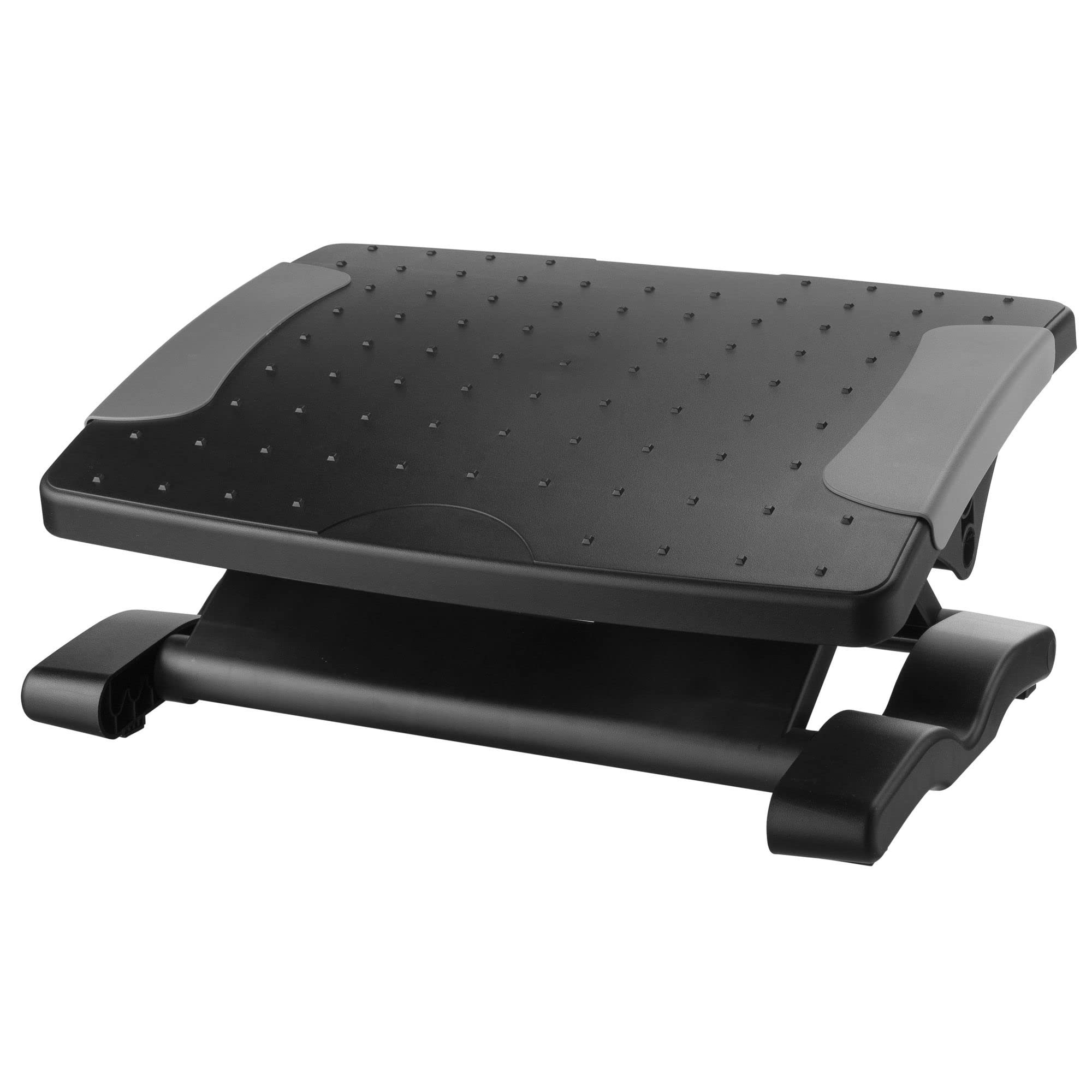 Kantek Professionelle Verstellbare Fußstütze, 4 bis 17,8 cm Höhe, schwarz (FX400)