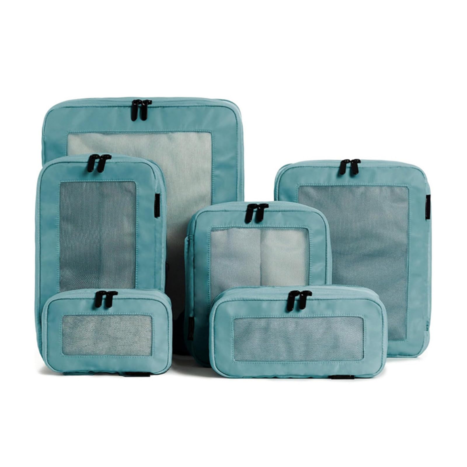 TFAOYS 6 Pack Travel Compression Storage Bags Set in Various Sizes for Clothes Shoes Keeping Waterproof Foldable Travel Storage Bags Set