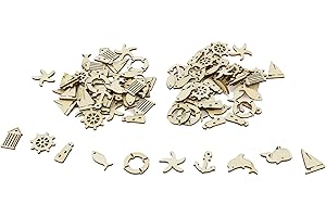 Unfinished Wooden Ornaments for DIY