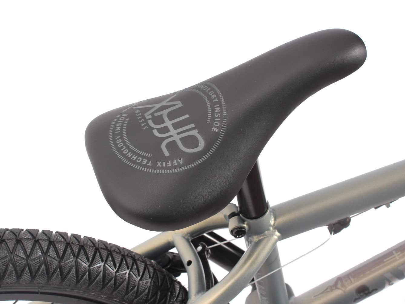 KHEbikes BMX Fahrrad Arsenic, 18 Zoll, patentierter Affix 360° Rotor, anthrazit grau, für Kinder und Jugendliche, leichtes Gewicht nur -10,1kg!