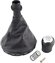 TKSE Gear Lever Cover Kit, 6 Speed Shift Knob, Car Lever Knobs, Gear Shift Gaiter Starter Kit for Transporter T5 / T6 (2003-2011)