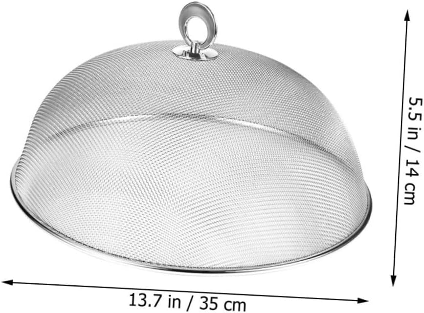 Stainless Steel Mesh Food Cover Reusable Dome Tent Bug and Dust Protector for Indoor and Outdoor Use for Picnics BBQs and Parties