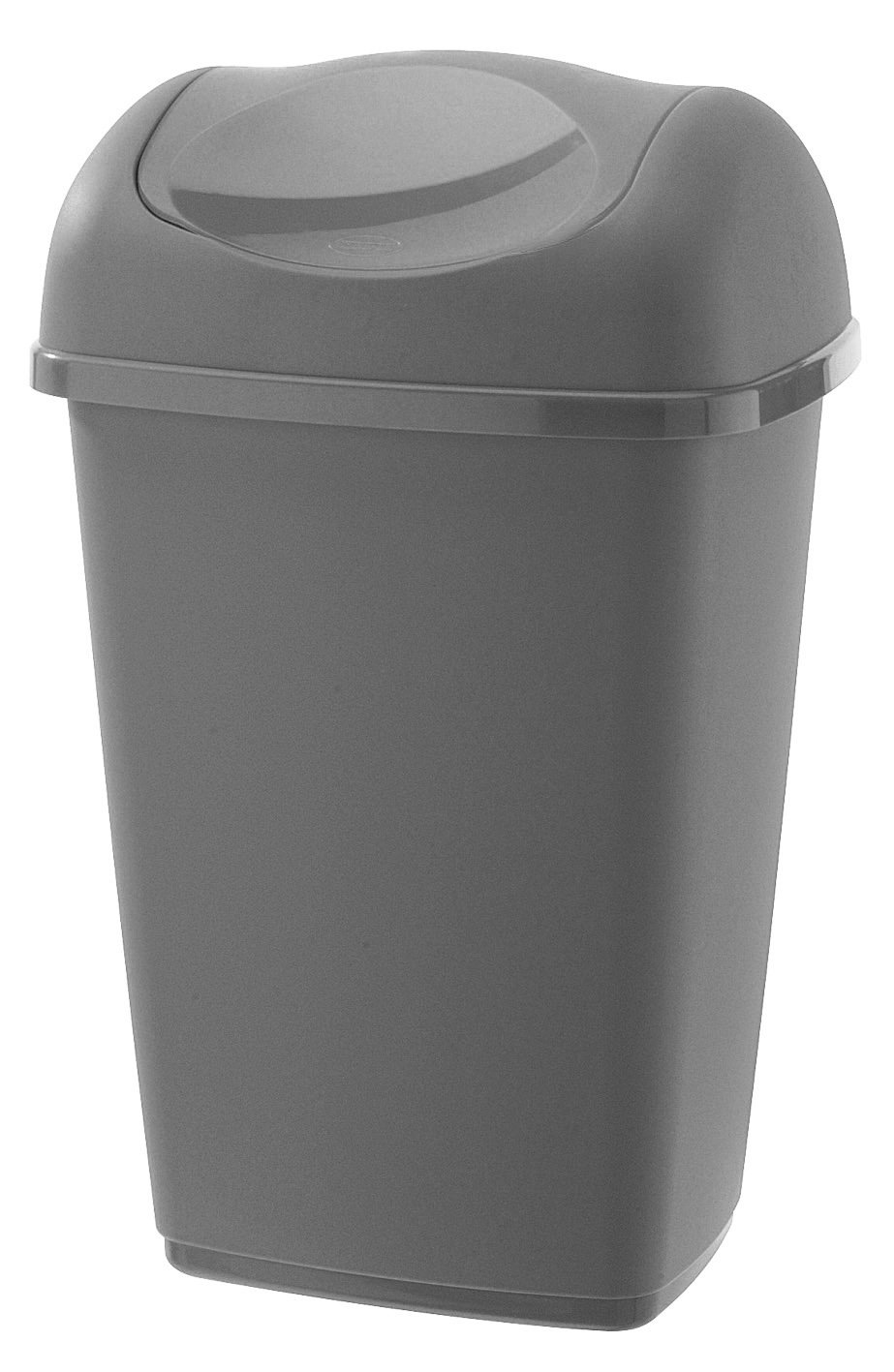 Ketoplastics Silver 50 Litre Swing Top Bin / Dustbin / Rubbish Bin / Kitchen / Home / Bathroom