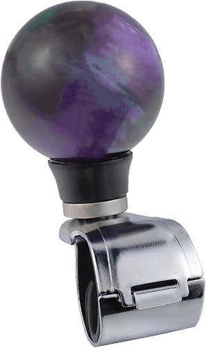 Miniatura 2 de Lunsom Pomo giratorio para volante, accesorio de mango eléctrico suicida en forma de bola, ayuda de giro de automóvil, agarre para la mayoría de