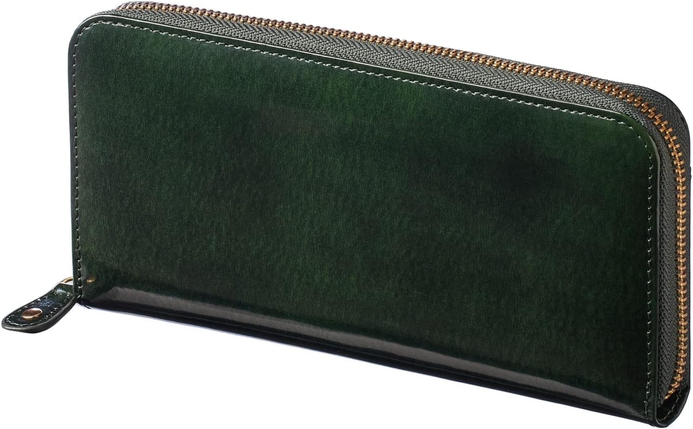 メンズ 長財布 Safari掲載商品 クラッチ感覚で持ちたい 技あり 使いやすい 縦型 カード収納 取り出しやすい 大型小銭入 父の日 プレゼント ギフト箱入り Green 代引き不可