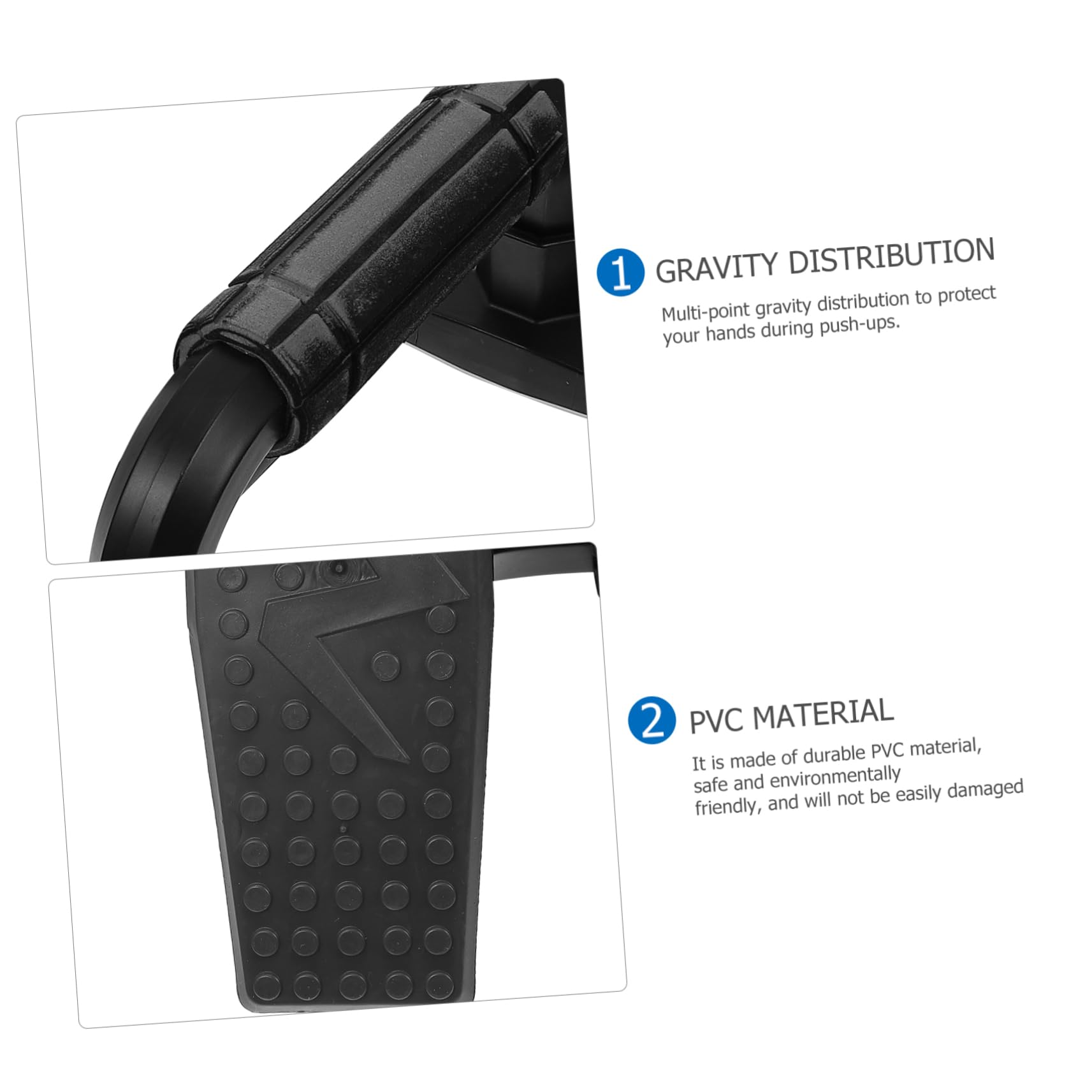 LAPYAPPE Stand Exercise Equipment 2pcs High Strength Steel Pushup Bars for Workout