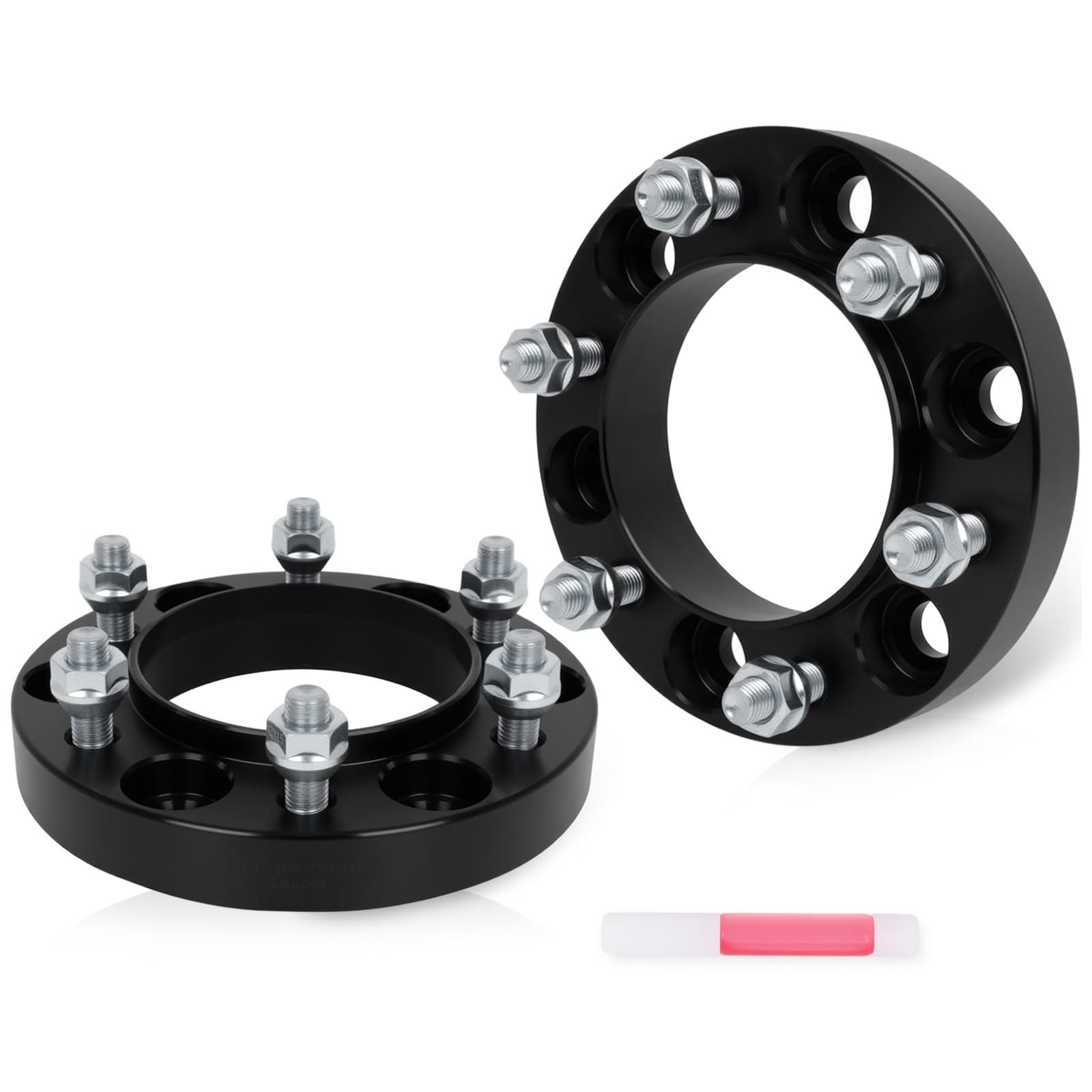 SCITOO 6x5.5 Wheel Spacers 1 inch Bore 106mm Spacers 12x1.5 Studs fit for 2010-2023 for Lexus GX460,1989-2023 for Toyota for 4Runner,1995-2023 for Tacoma,2004-2022 for Toyota Hilux 2Pcs