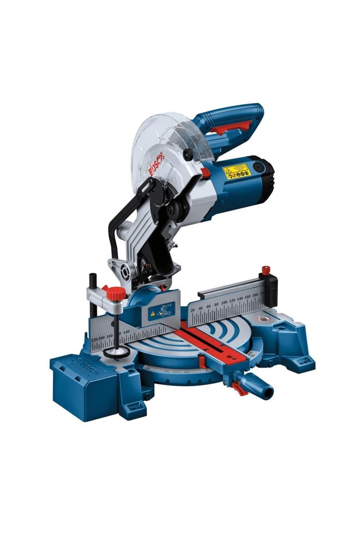 Bosch Professional system 18V: akumulatorowa ukośnica GCM 254 (średnica piły tarczowej 254 mm, prędkość obrotowa bez obciążenia 5.000 ot/min, worek na kurz)