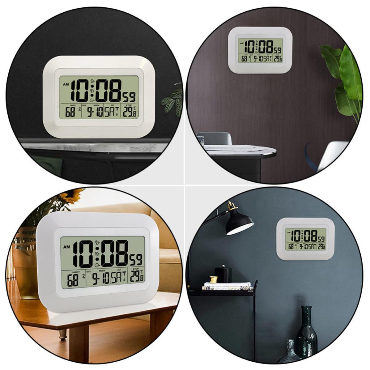 Levemolo Orologio Elettronico Digitale da Parete e Tavolo Data