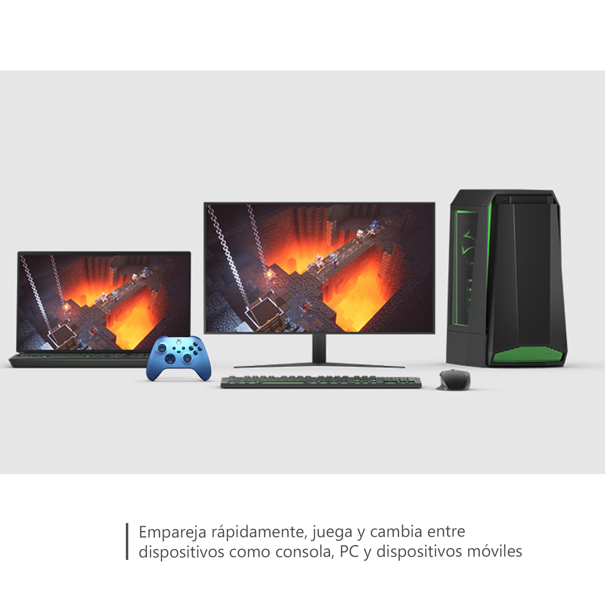 Xbox Wireless Controller Aqua Shift Special Edition para Xbox Series X|S, Xbox One, Windows 10/11, iOS y Android