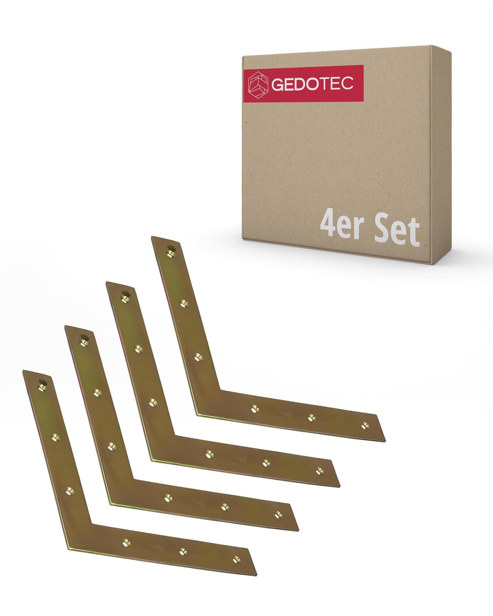 Gedotec Heavy Duty T-hoekverbinders Metaal | 10 Stuks Haakse Ijzer 70x50x13 Mm | T-type Hoek