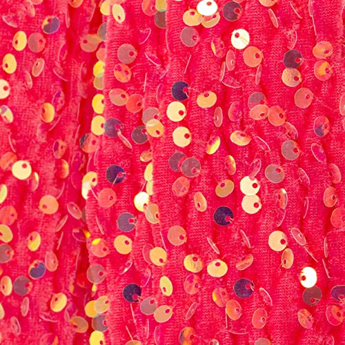 Welaken Sequin Casual Pants For Girls With Lining Kids & Little Girl's Sparkling Trousers,Pink,6-7Y #TOP3