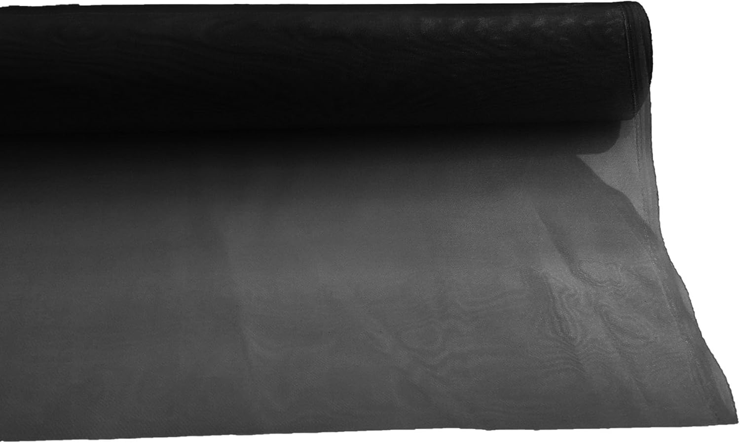New Creations Fabric & Foam Inc, Stiff Polyester Horsehair Braid for Polyester Boning Sewing Wedding Dress Dance Formal Dress Accessories (Black, 60" Wide x 2 Yards)
