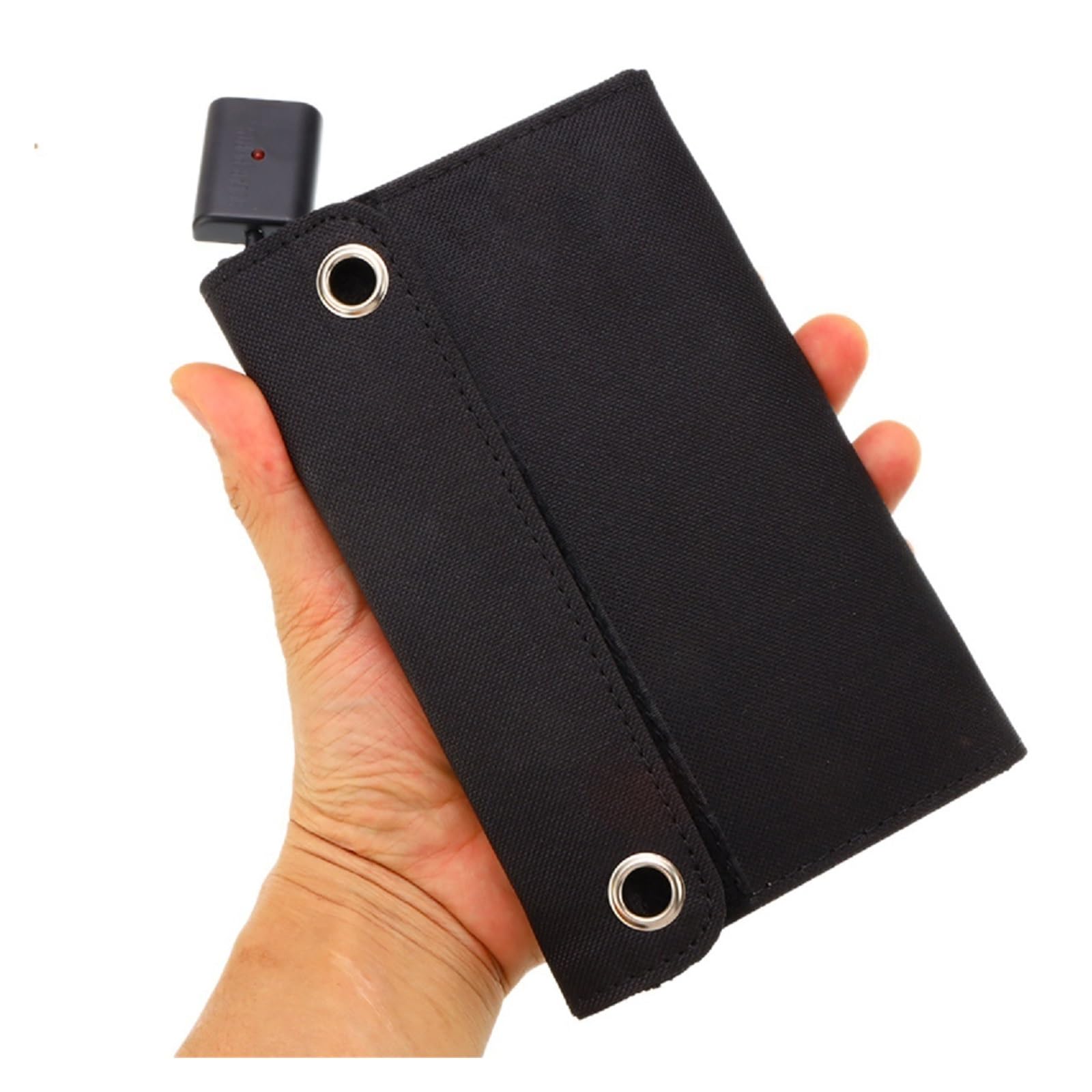 25 W/20 W Panel słoneczny Składana przenośna wodoodporna ładowarka USB do ogniw słonecznych do ładowania na kempingu(BLACK 5 panel 25w)