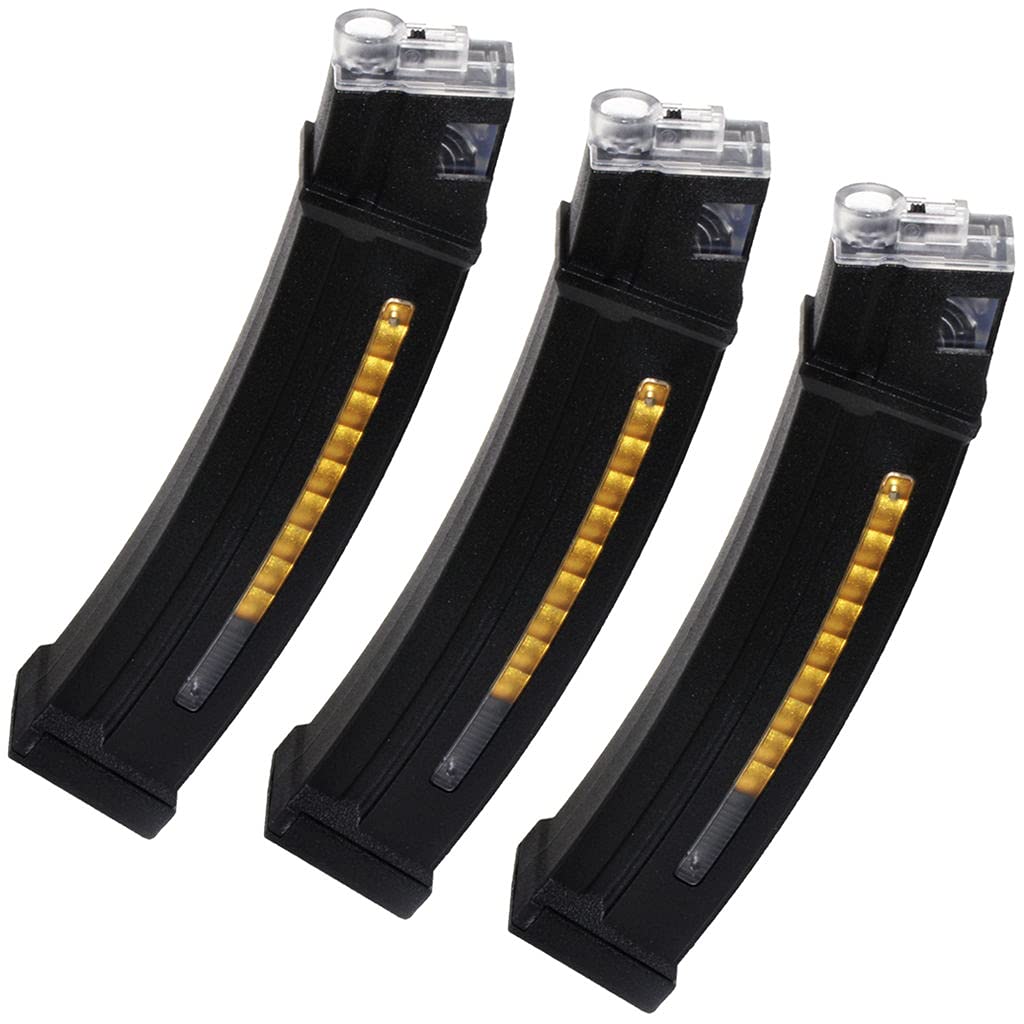 Airsoft CYMA 3pcs 130rd Mid-Cap Magazine for CYMA Classic Army ICS JG G&P Tokyo Marui MP5 AEG Black
