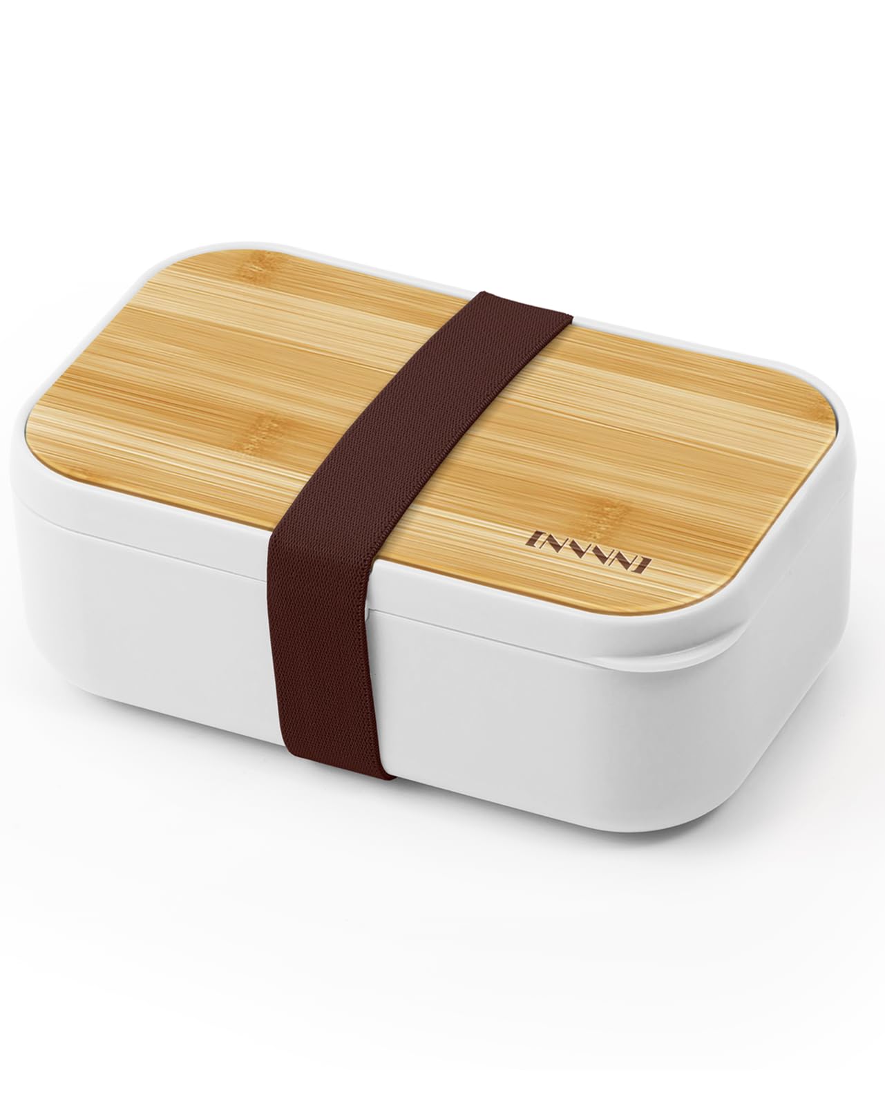 Premium Bento Box for Men 33.8 fl oz (1000 ml) Large Capacity Whip White Lunch Box with Valve Seal Adjustable Dividers Dishwasher Safe 1 Tier 5 Colors Women Simple Stylish Easy Bento Box