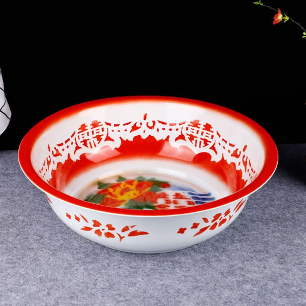 Enamel Washbasin Washing up Bowl Enamelware Basin Enamel Tray Enamel Wash Bowl Enamel Washing Basin Hot Pot Basin Enamel Deep Basin Enamel Food Plate Candy Plate Toddler Household