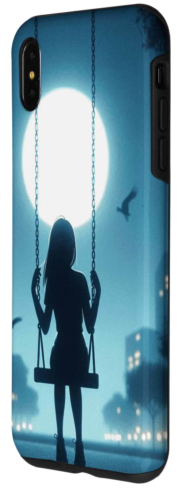 iPhone XS Max Alone but not Lonely Phrase Design Case - Image 2