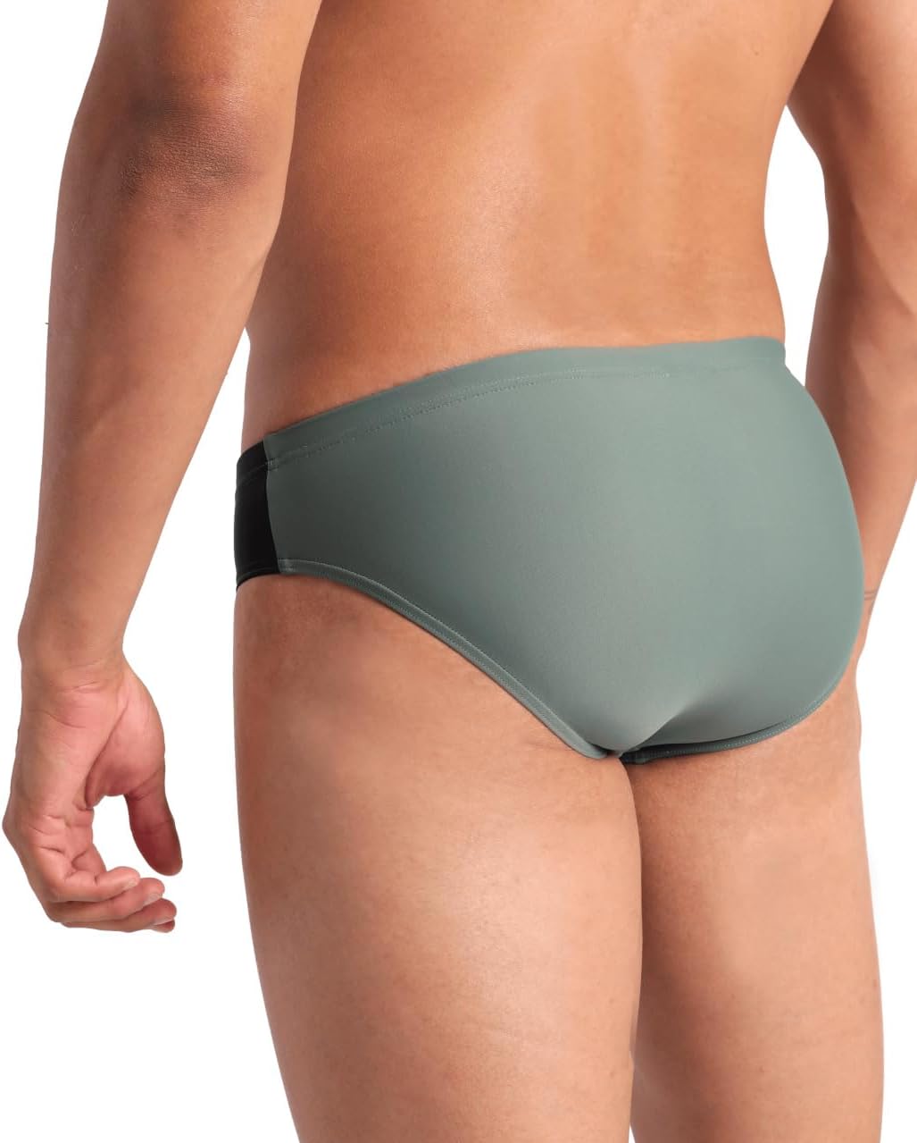 Arena Mens Arena Feel Men's Stripe Swim Briefs Sports Bathing Swimsuit Pool Beach Swimwear