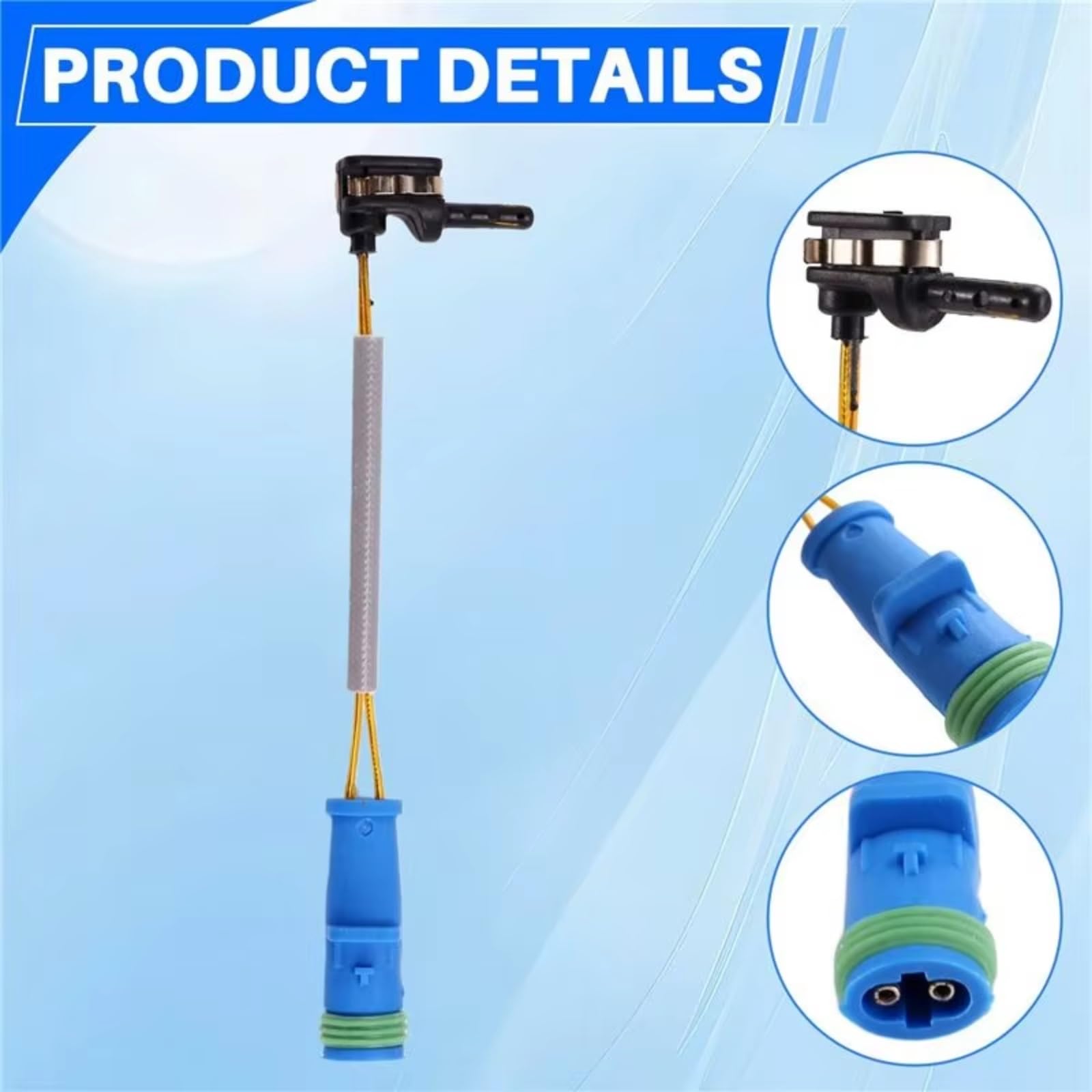 Sensor De Pastillas De Freno Compatible con Benz para C300 2015-2017 para C350e 2016-2018 para C43 2017-2018 10 Piezas Línea Pastillas Freno Sensor Desgaste 1695401617