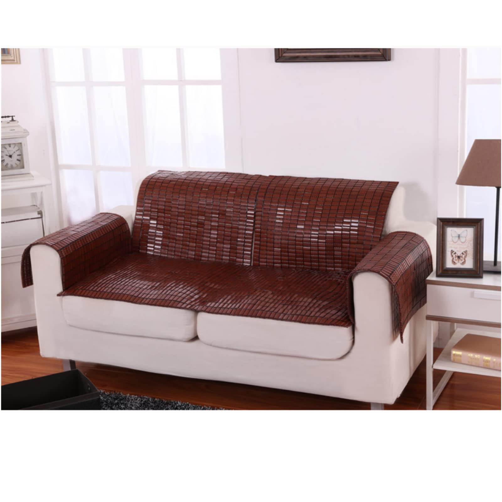 Cojines de Silla de bambú Cojín de Asiento de Coche de Verano Cojín de Asiento, Cojín de Dormir de Verano Suave y Transpirable Colchón de enfriamiento Plegable, para Suministros de automóvil