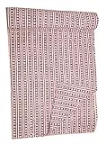 Tribal Asian Textiles Ikat Kantha Steppdecke, Baumwolle, wendbar, Ralli Tagesdecke, Überwurf (Mehroon)