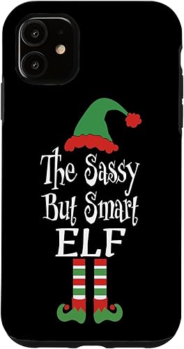 Miniatura 10 de Funda de regalo para iPhone 12 mini Christmas The Sassy But Smart Elf para teléfono celular