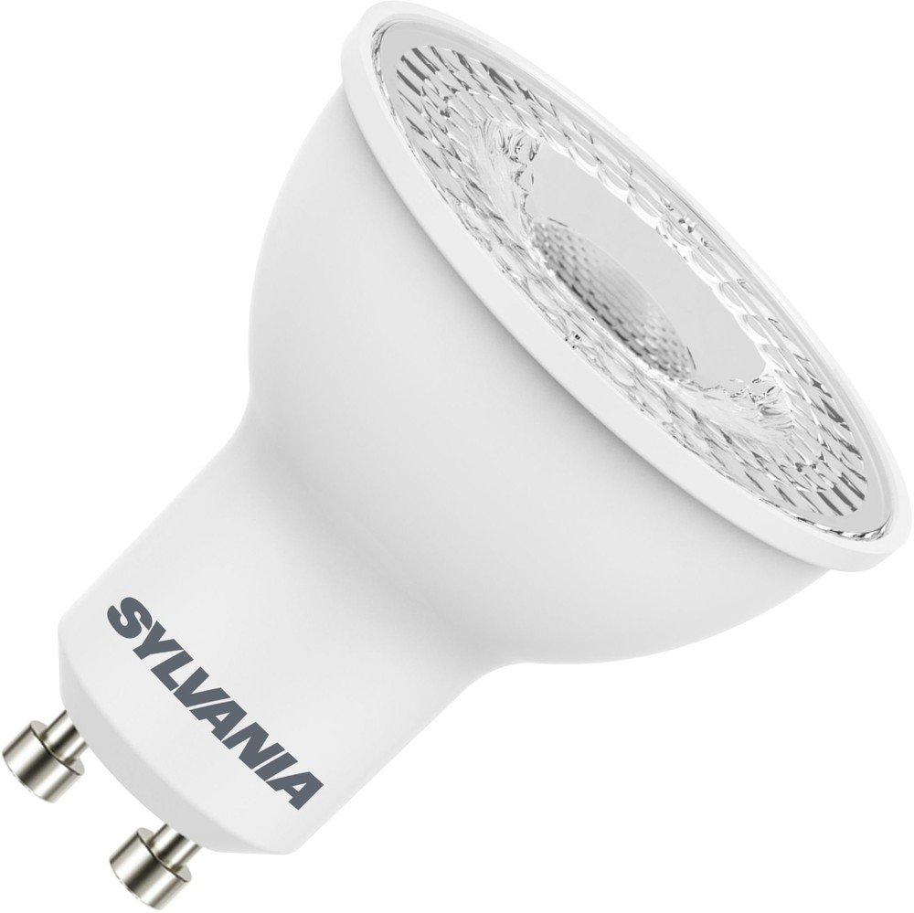 Sylvania Plastic LED Lamp, Cool White, GU10, 4.5 W