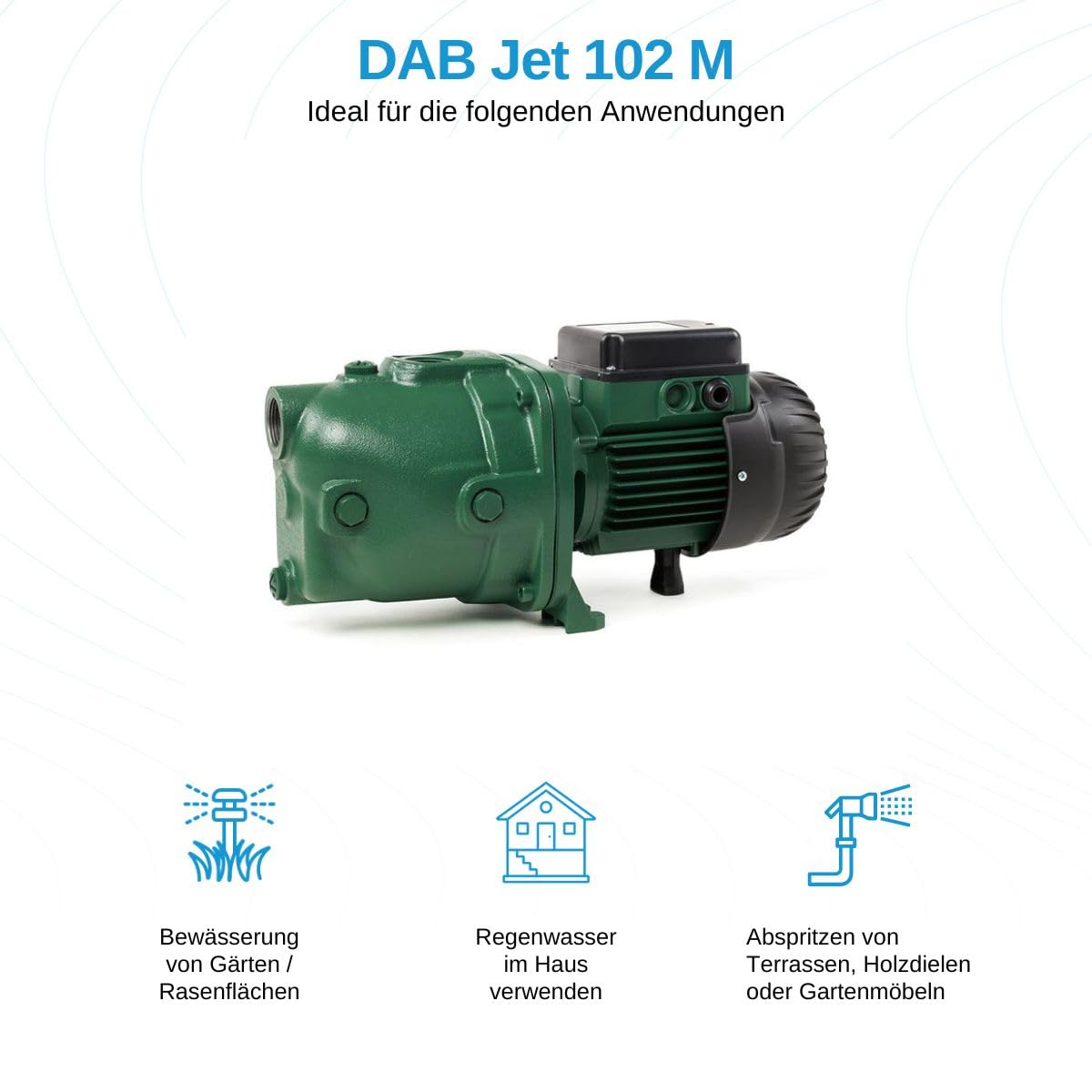 Dab pumps - pompe dab jet 102 m 230/50 ie2 autoadescante haute efficacit - raccords 1''