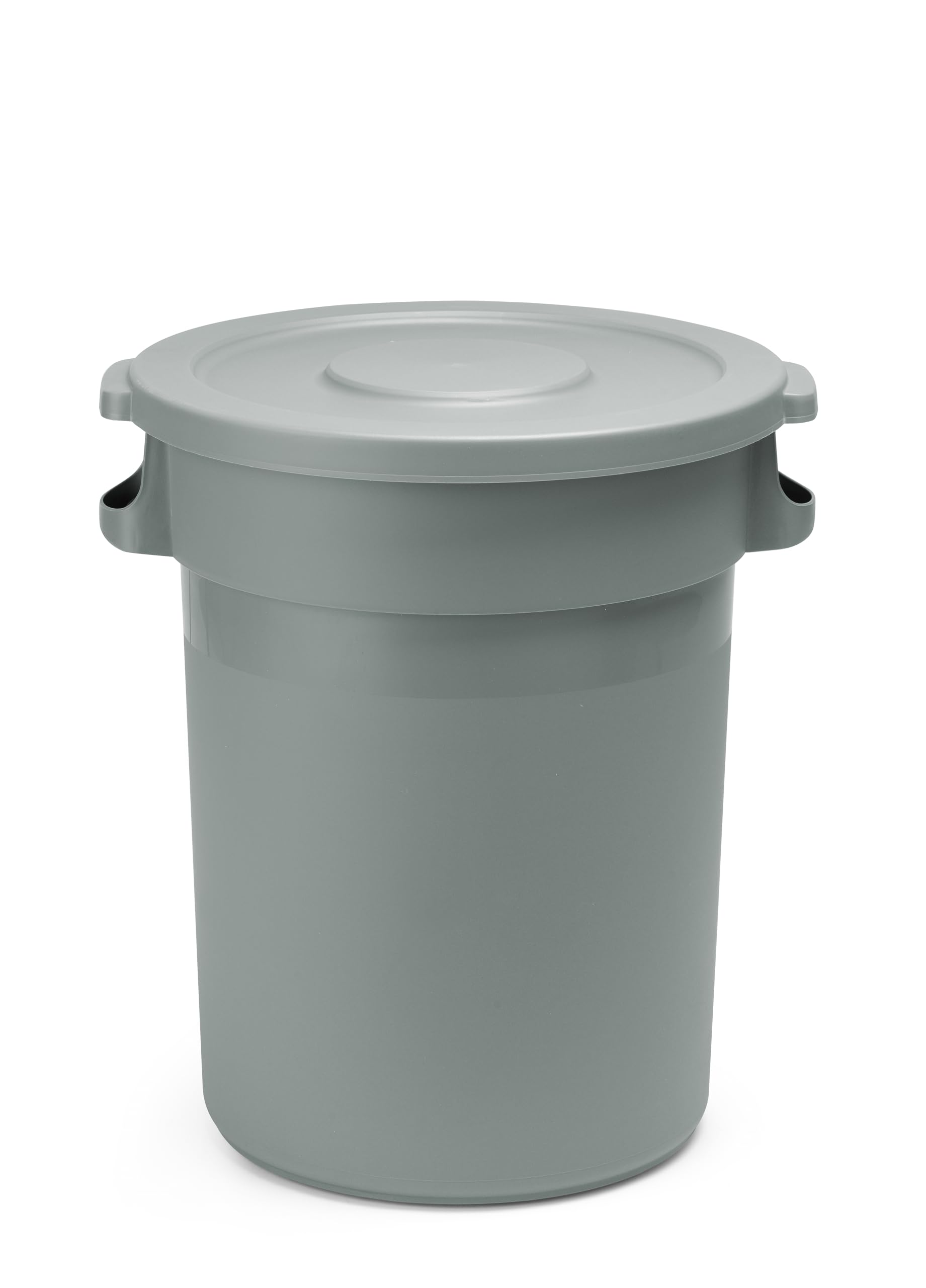 HENDI Abfalleimer, rund, Müllbehälter, Abfallbehälter, 80L, 490x(h)620mm, Grau