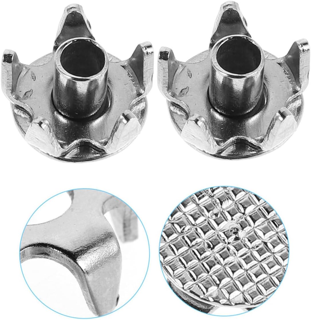 40pcs Ice Shoe Grippers Stainless Steel 5 Prong Cleats for Boots