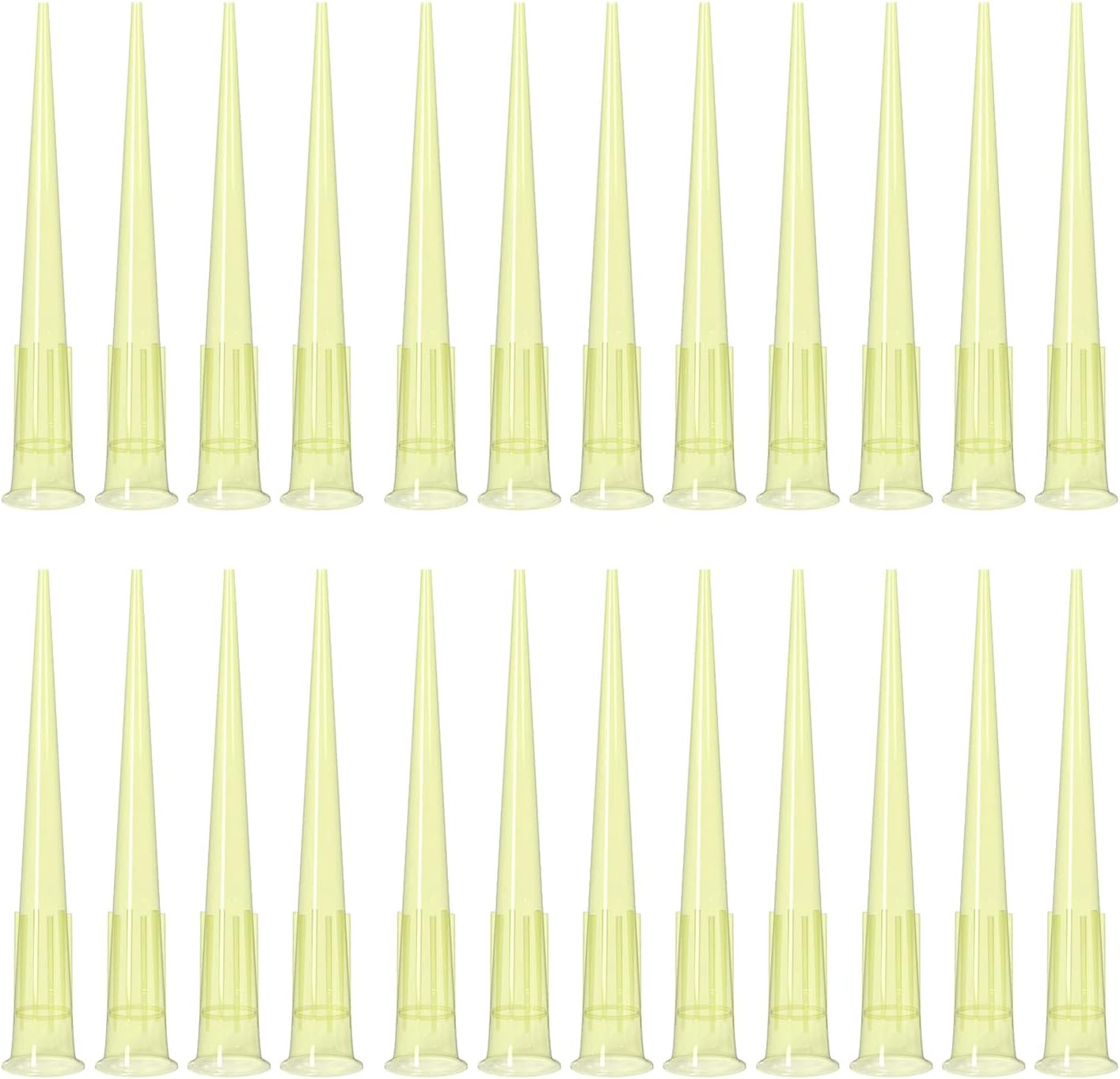 ONiLAB Pipette Tips 200 UL 1000 PCS Clear Yellow Laboratory Universal Plastic Liquid Pipettor Tips Polypropylene (PP) Autoclavable, 200uL(1000PCS)