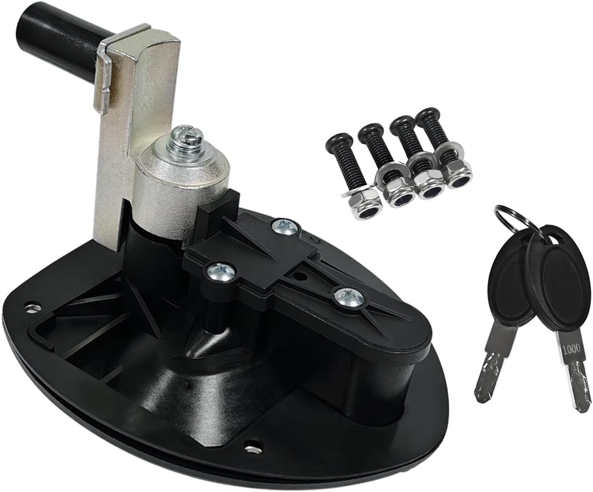 Door Latch T-Handle with 2 Keys Set Fits for Cummins Kohler Generators, Replace 406-0972-01, 0406-0972-01 A034B471