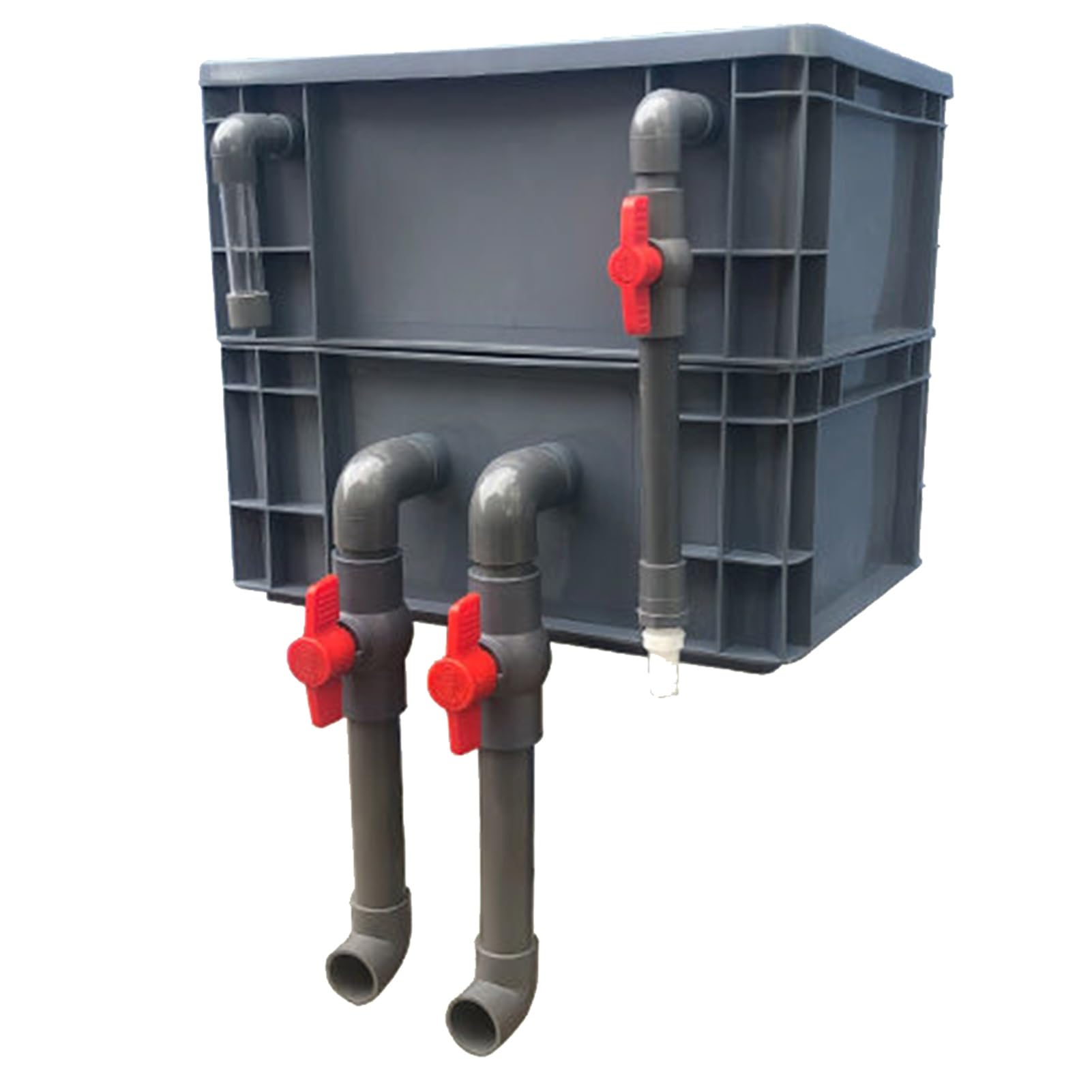 Filtres pour Aquarium - Boîtier de Filtration Externe pour Aquariums et bassins, kit de Filtration à Grand débit (média filtrant Non Inclus)