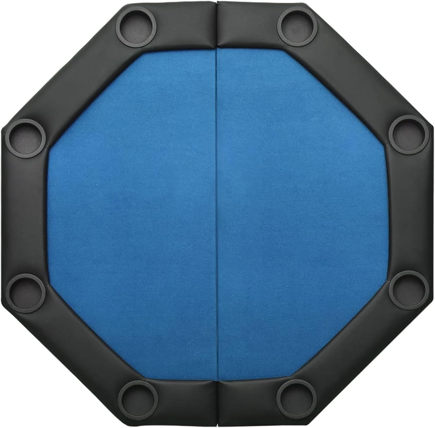 Tavolo da poker pieghevole per 8 giocatori, 108 x 108 x 75 cm, design di alta qualità, per serate di gioco e tornei casalinghi