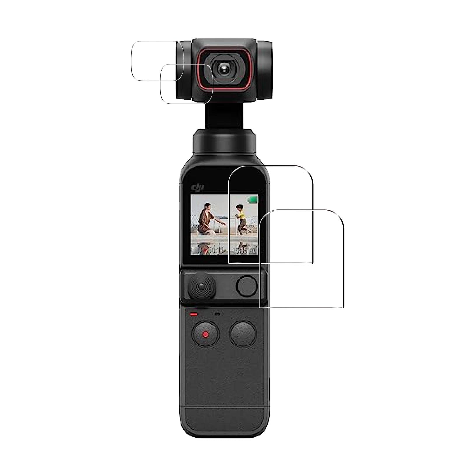 DJI POCKET2 極美品 おまけ(保護フィルム)付き Amazon | 【2+2枚セット 国産旭硝子素材】対応 DJI OSMO POCKET